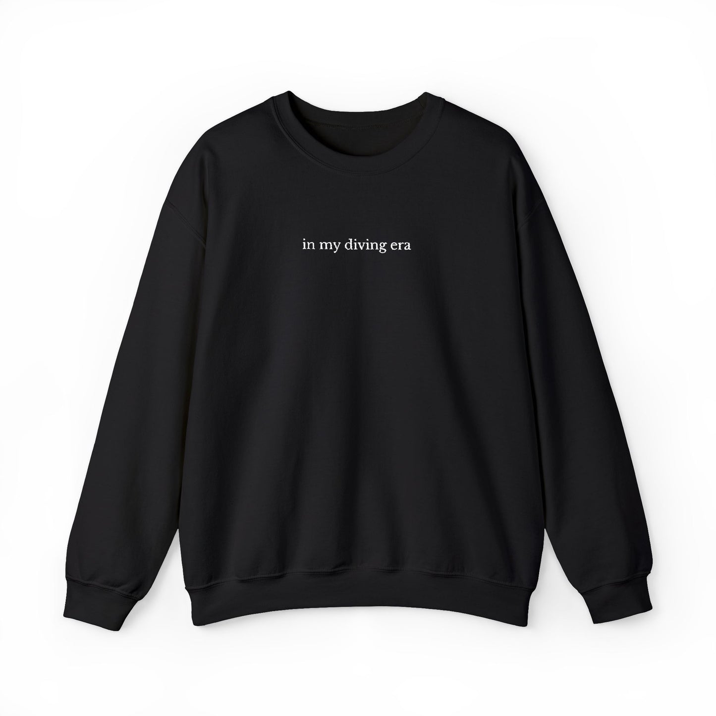 "in my diving era" Minimalist Crewneck Sweatshirt
