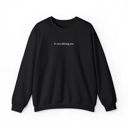 "in my diving era" Minimalist Crewneck Sweatshirt