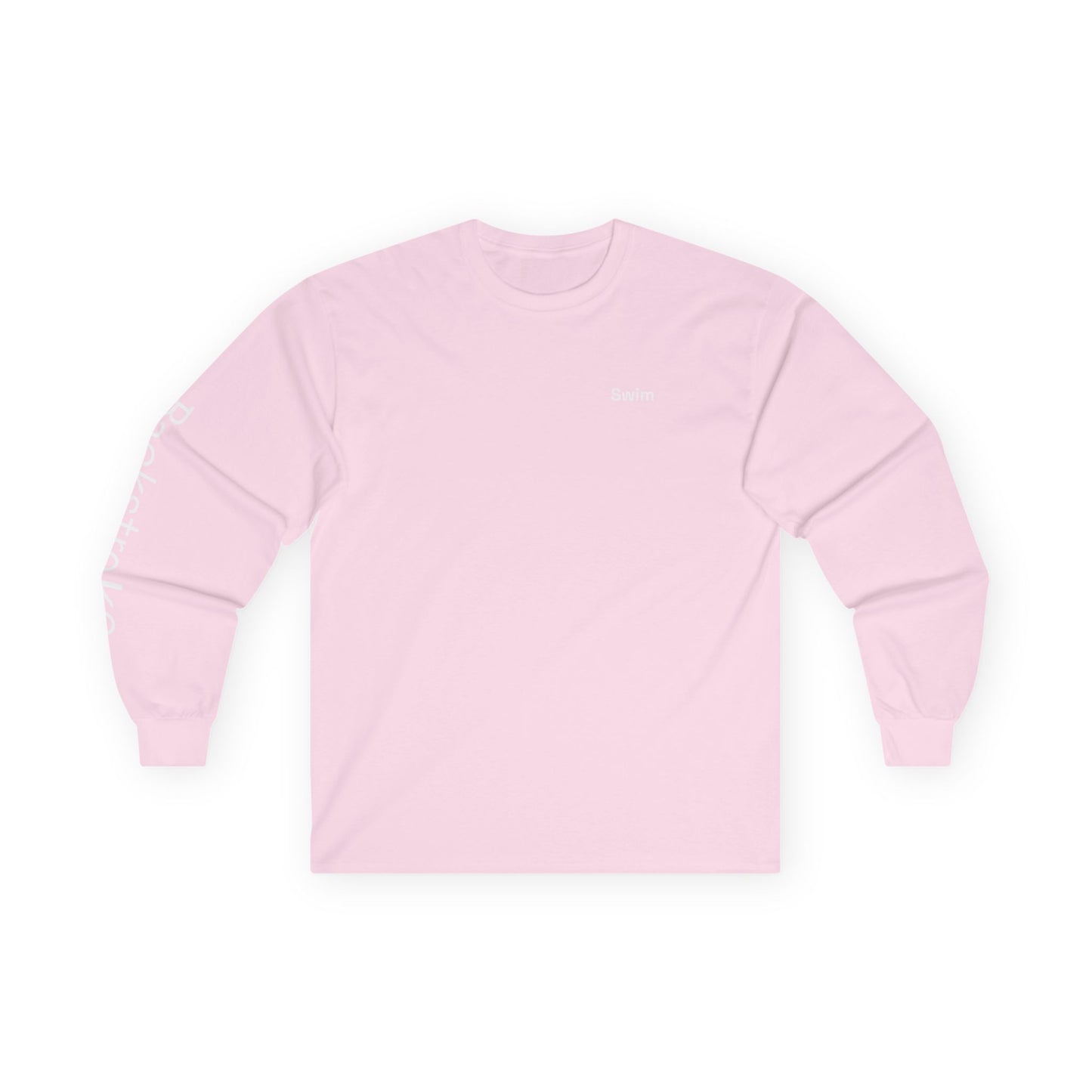 Swim minimalist long sleeve tee | "Backstroke" on Sleeve