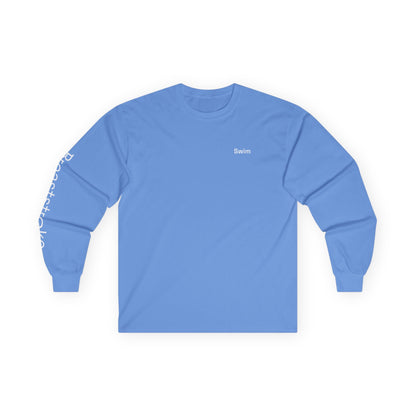 Swim minimalist long sleeve tee | "Breaststroke" on Sleeve