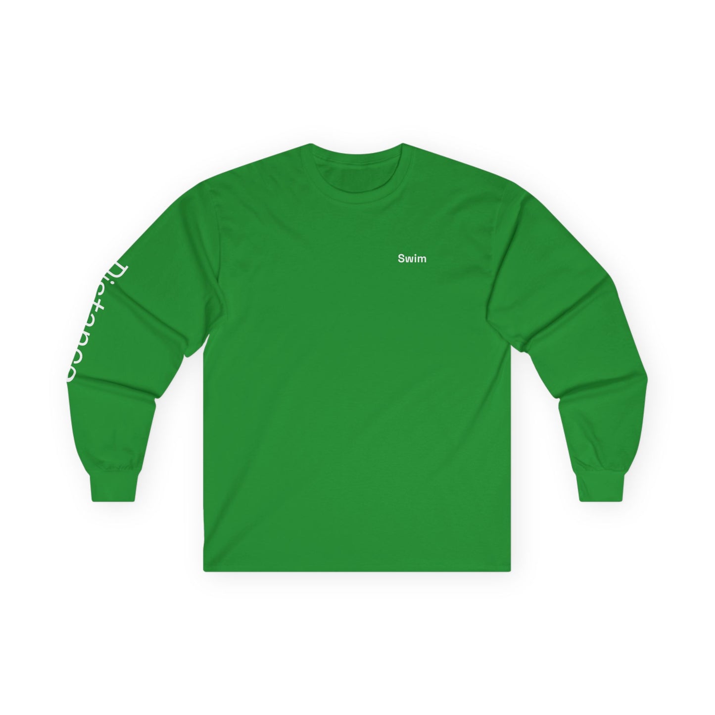 Swim minimalist long sleeve tee | 'Distance' on Sleeve