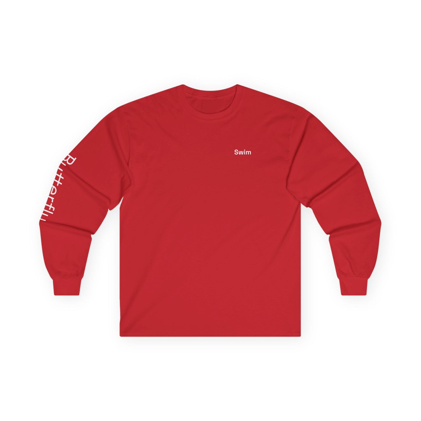 Swim minimalist long sleeve tee | "Butterfly" on Sleeve