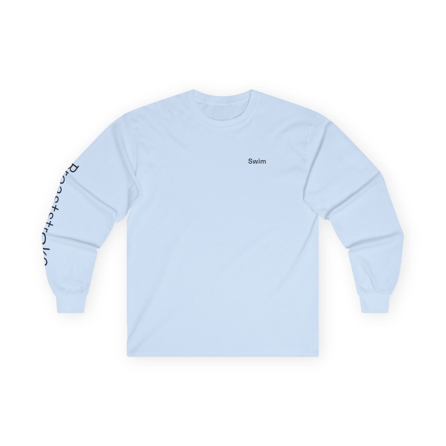 Swim minimalist long sleeve tee | "Breaststroke" on Sleeve