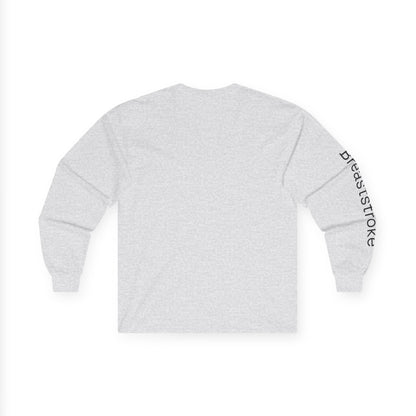 Swim minimalist long sleeve tee | "Breaststroke" on Sleeve