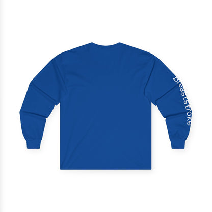 Swim minimalist long sleeve tee | "Breaststroke" on Sleeve
