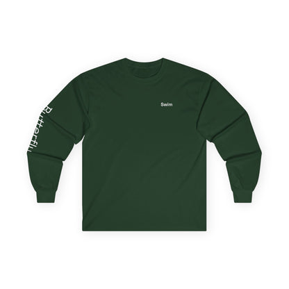 Swim minimalist long sleeve tee | "Butterfly" on Sleeve