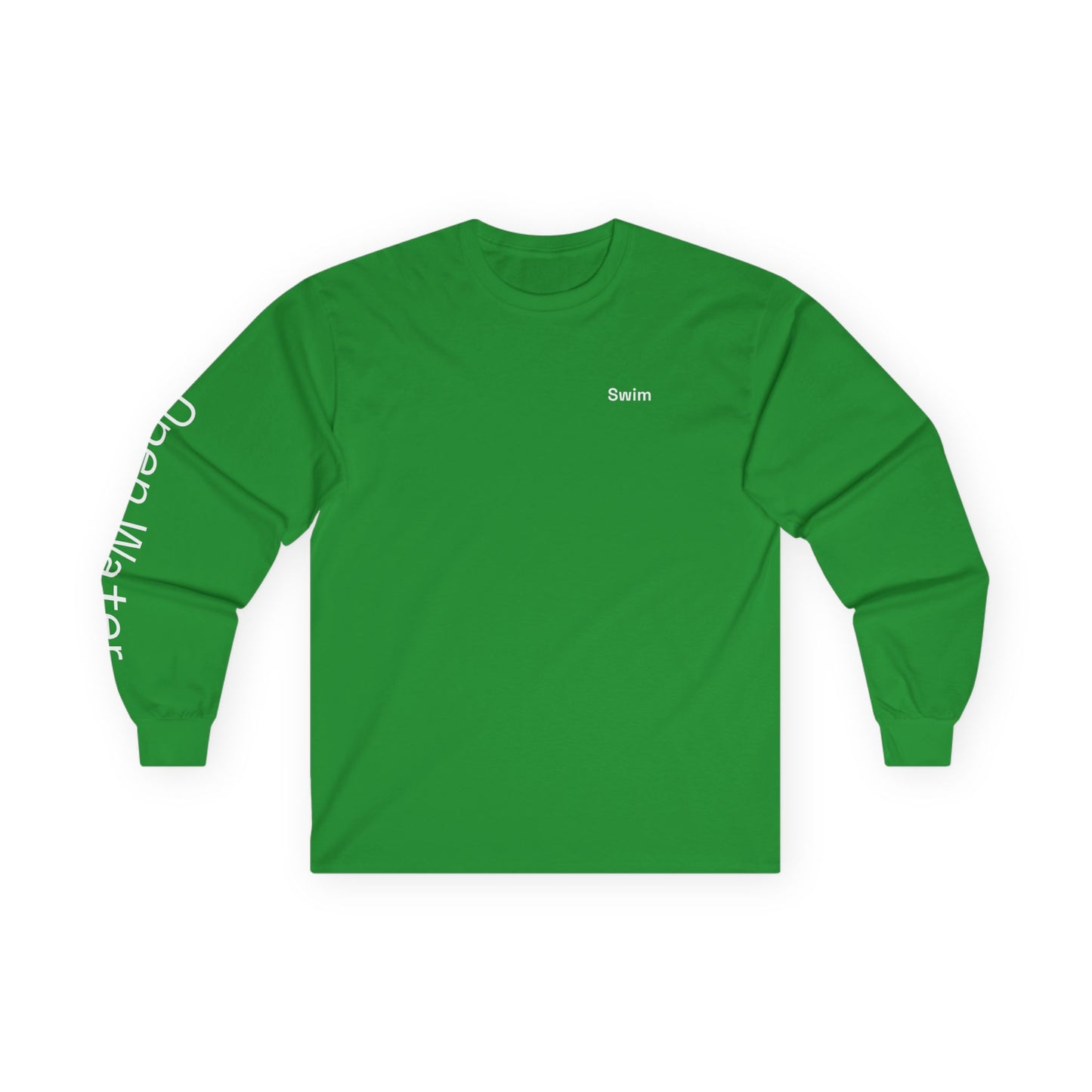 Swim minimalist long sleeve tee | 'Open Water' on Sleeve