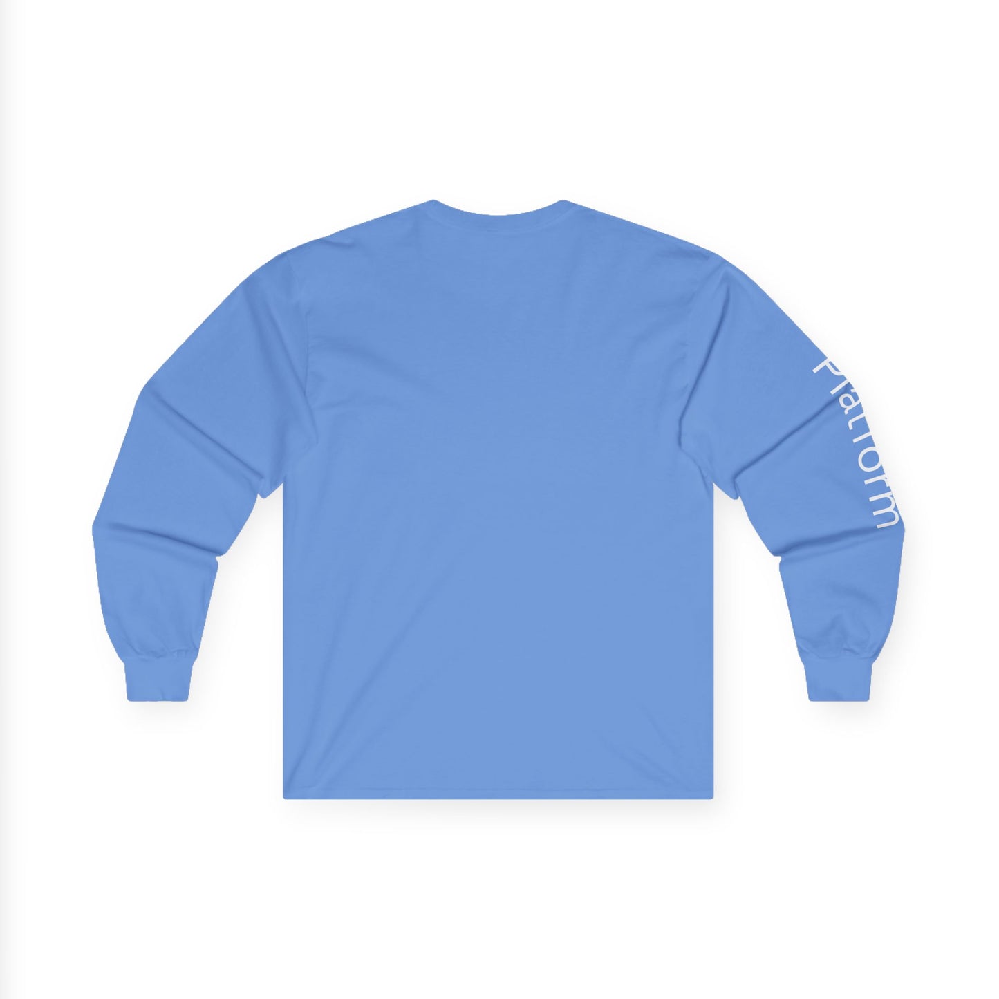 Dive minimalist long sleeve tee | 'Platform' on Sleeve