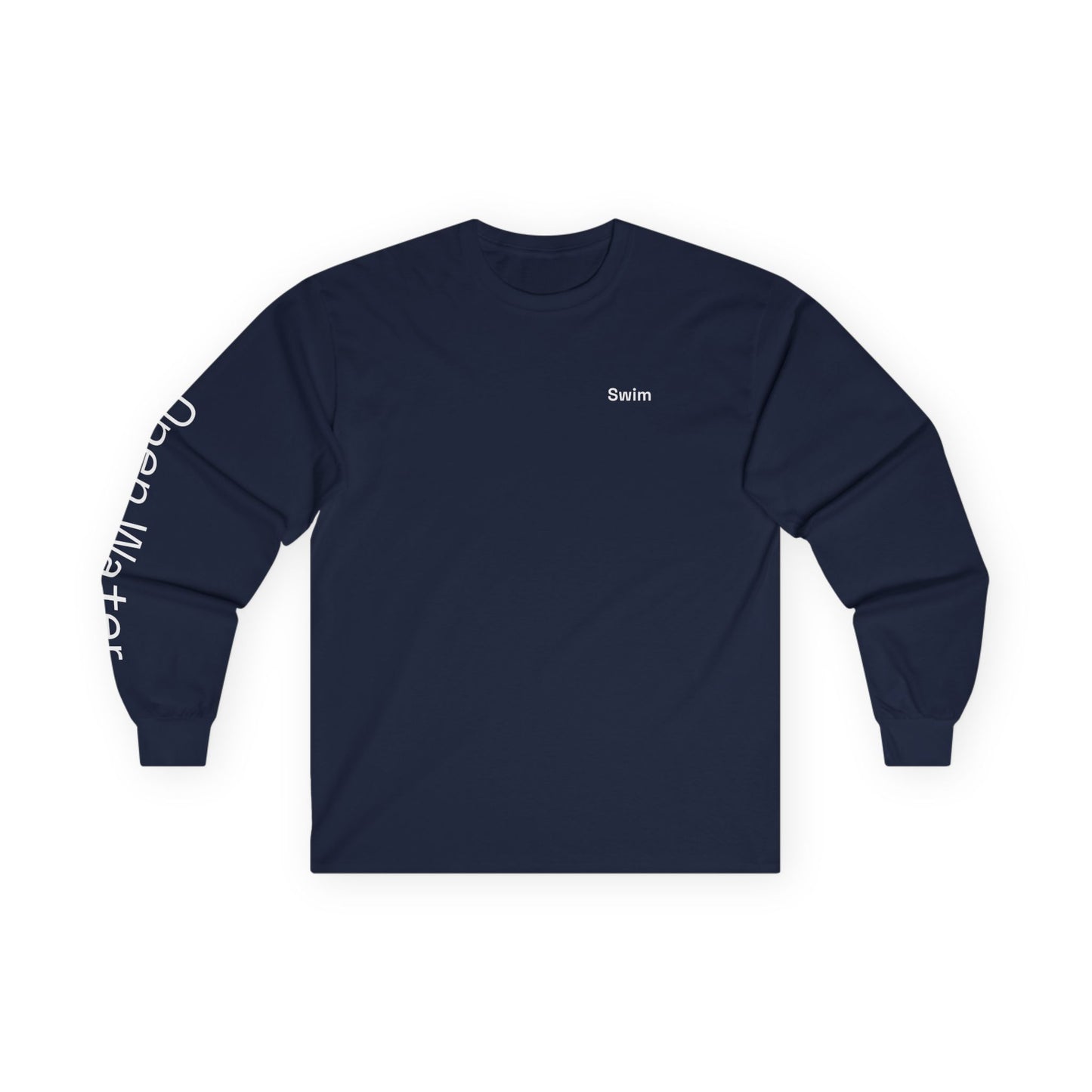 Swim minimalist long sleeve tee | 'Open Water' on Sleeve