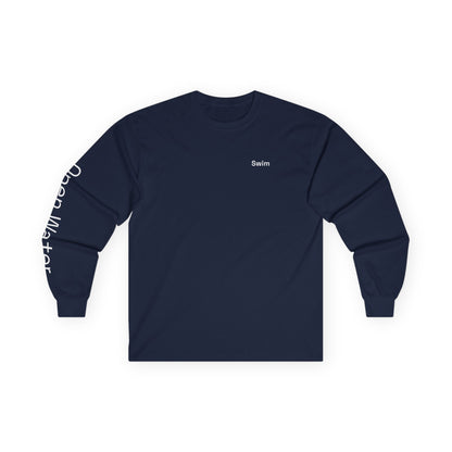 Swim minimalist long sleeve tee | 'Open Water' on Sleeve