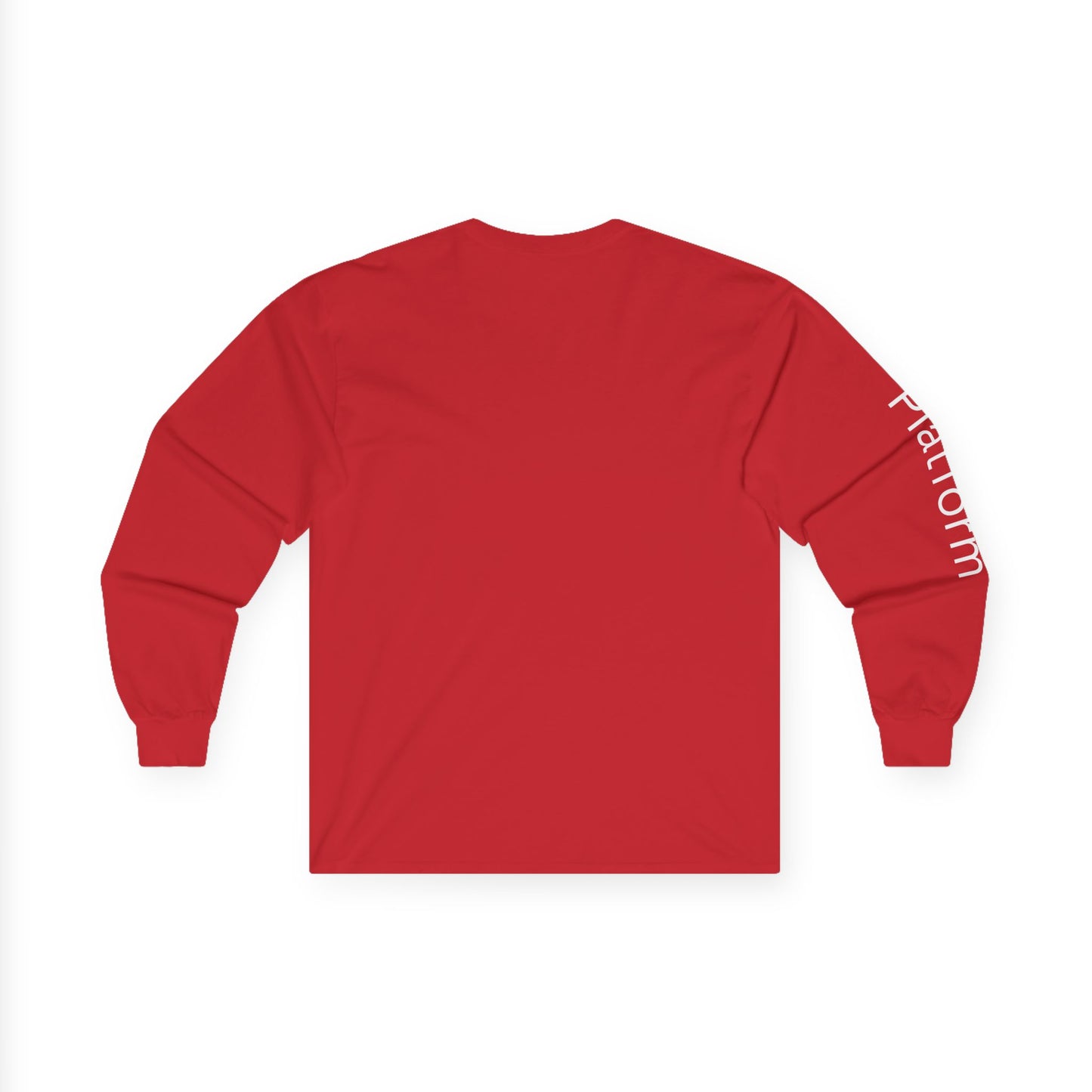 Dive minimalist long sleeve tee | 'Platform' on Sleeve