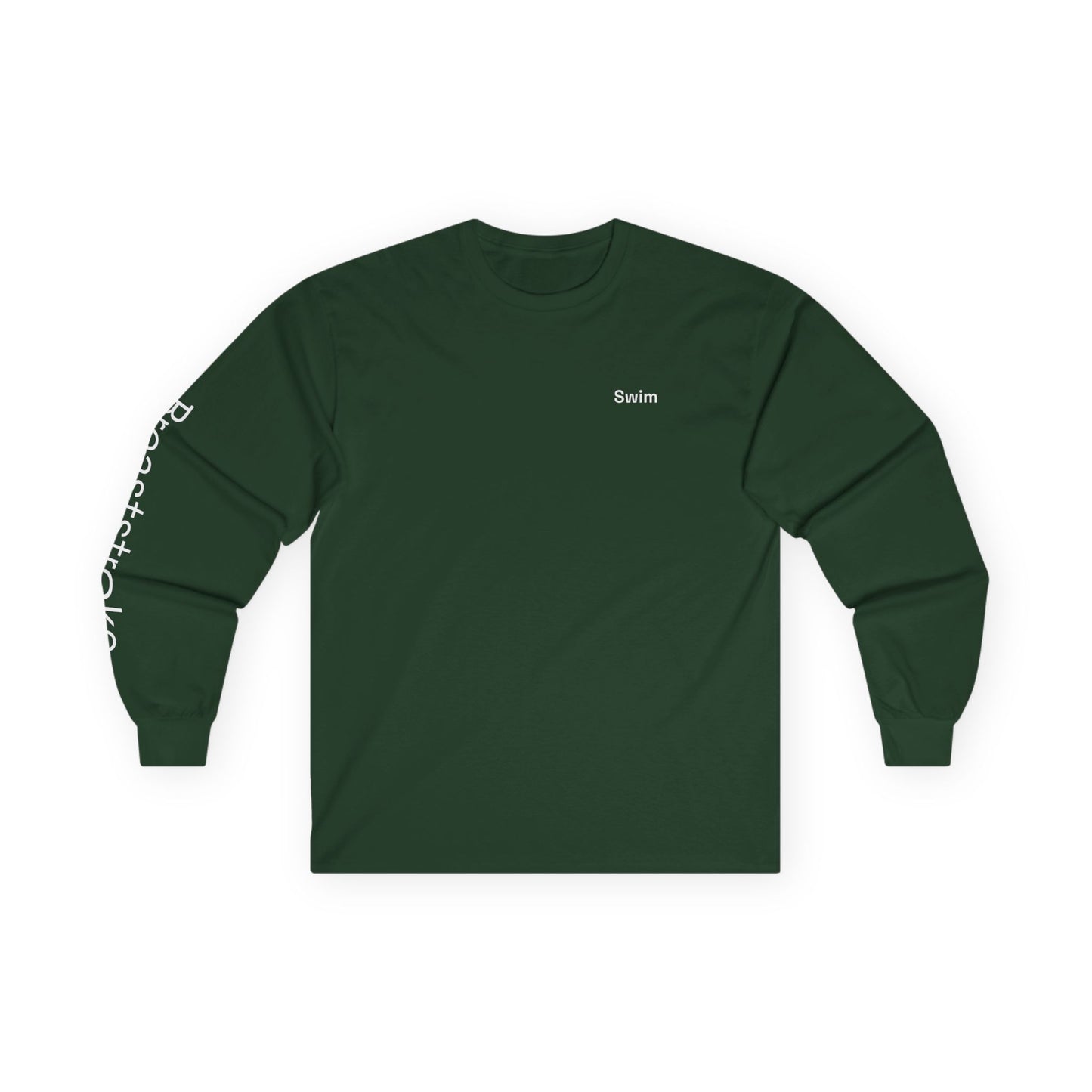 Swim minimalist long sleeve tee | "Breaststroke" on Sleeve