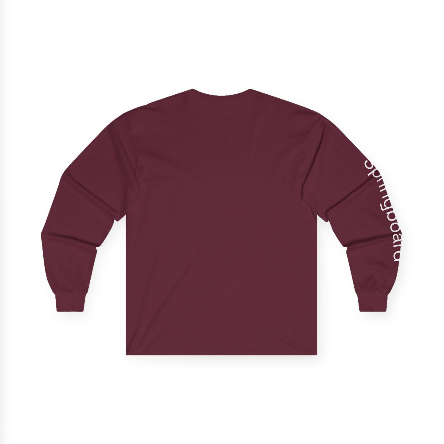 Dive minimalist long sleeve tee | 'Springboard' on Sleeve