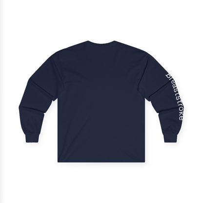 Swim minimalist long sleeve tee | "Breaststroke" on Sleeve