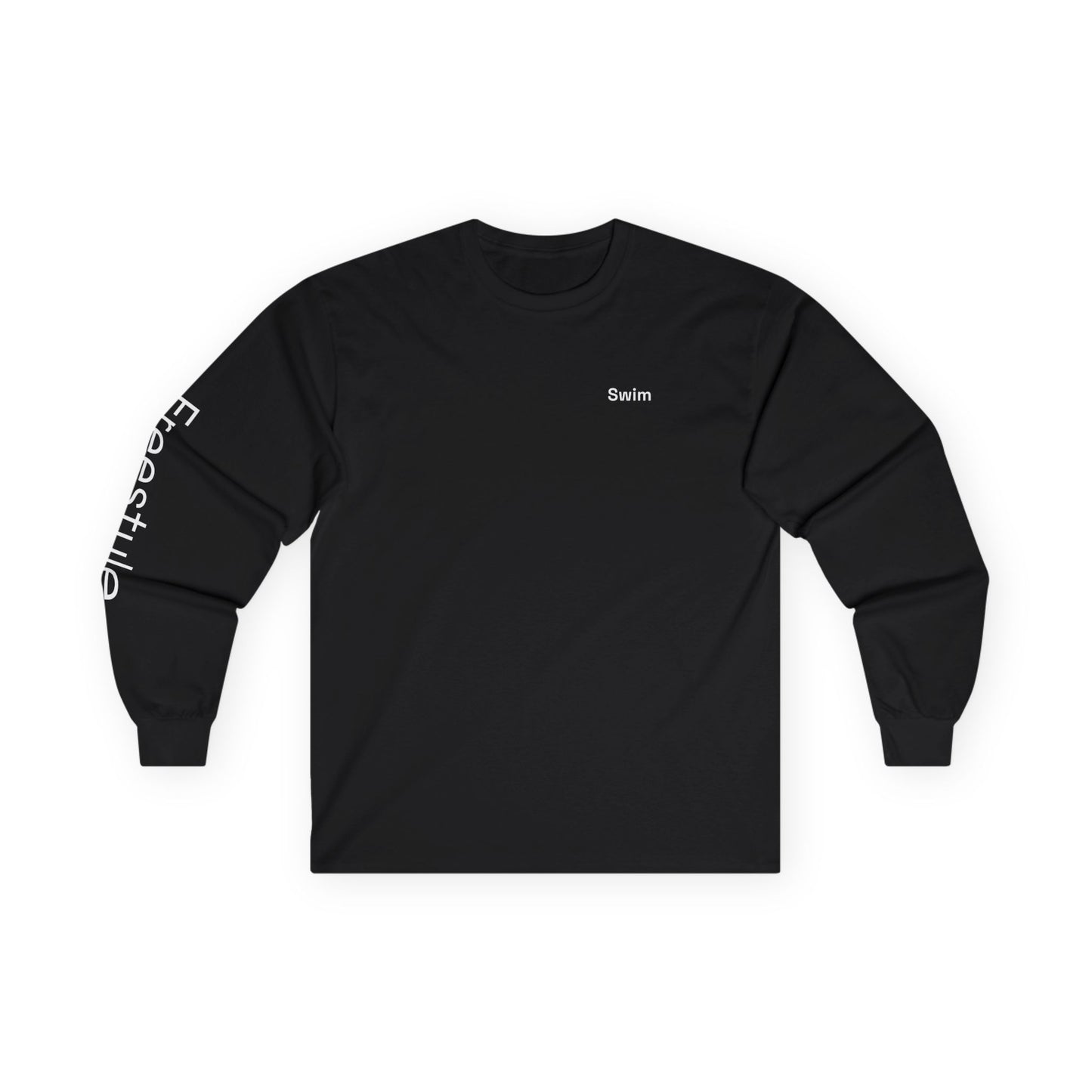 Swim minimalist long sleeve tee | 'Freestyle' on Sleeve