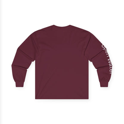 Swim minimalist long sleeve tee | 'Open Water' on Sleeve
