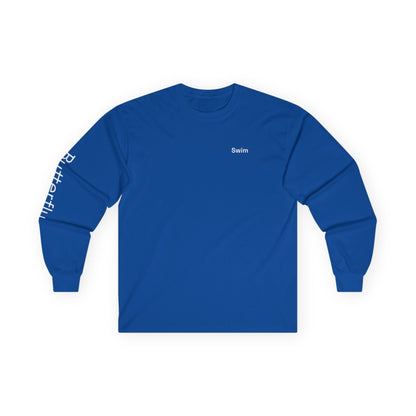Swim minimalist long sleeve tee | "Butterfly" on Sleeve