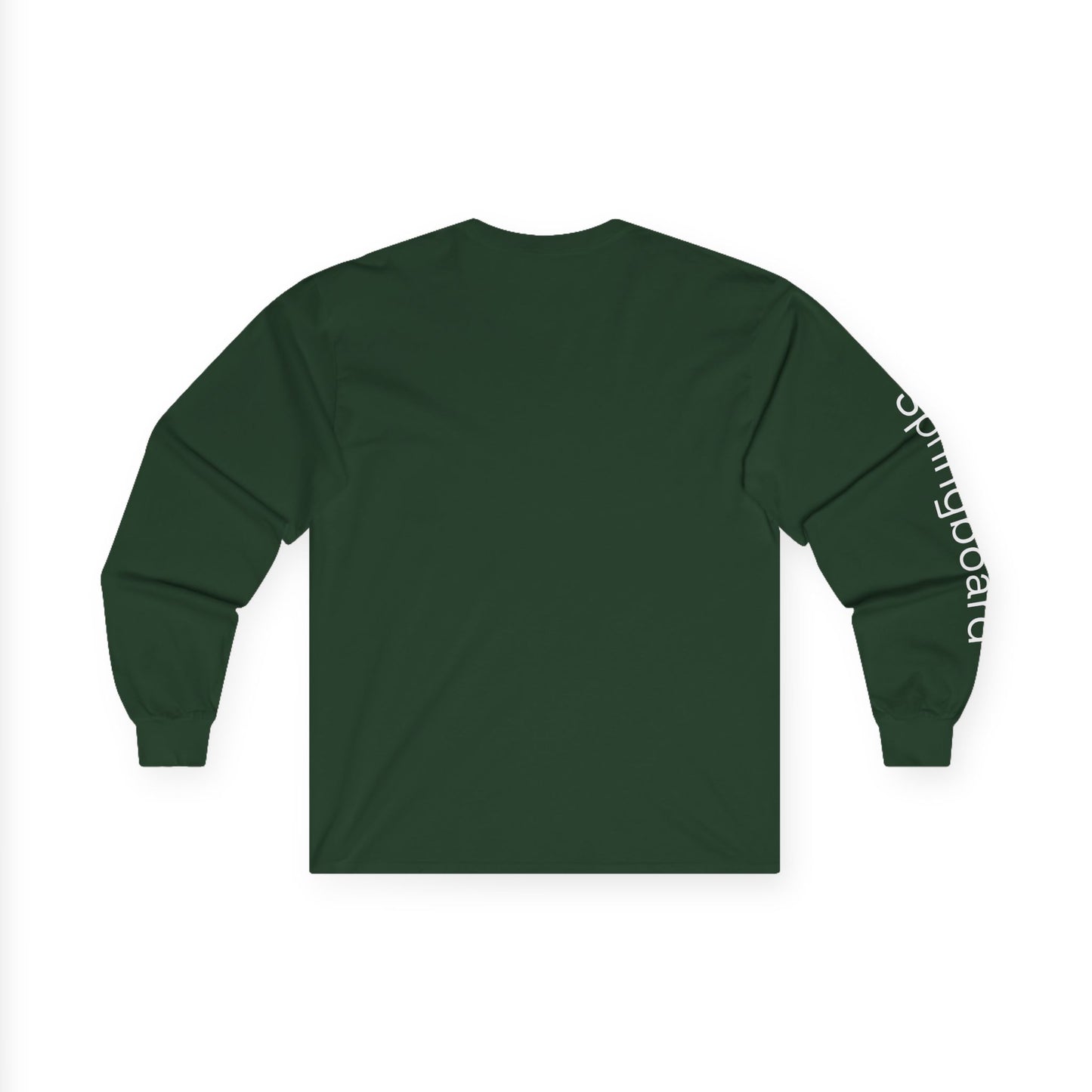 Dive minimalist long sleeve tee | 'Springboard' on Sleeve