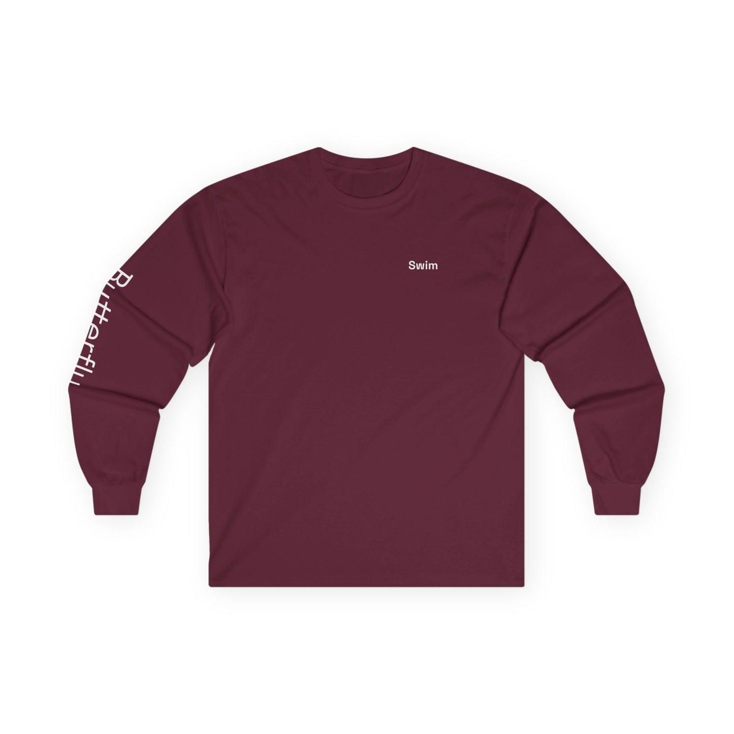 Swim minimalist long sleeve tee | "Butterfly" on Sleeve