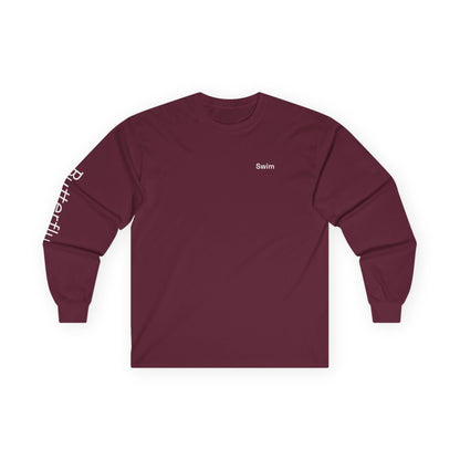 Swim minimalist long sleeve tee | "Butterfly" on Sleeve