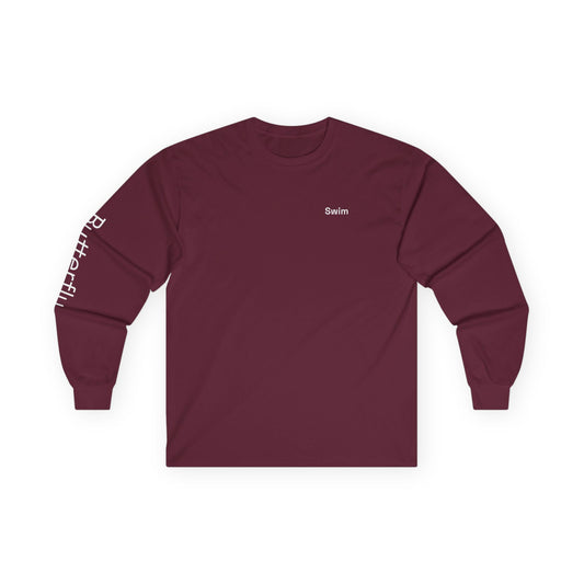 Swim minimalist long sleeve tee | "Butterfly" on Sleeve