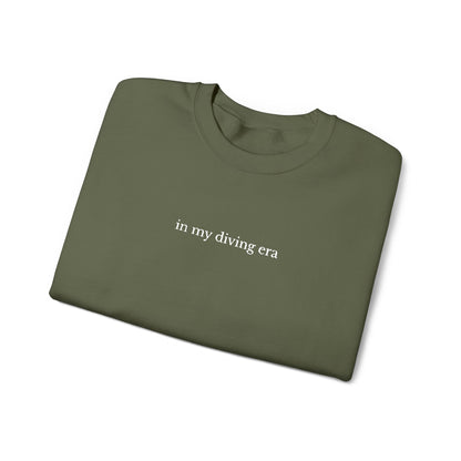 "in my diving era" Minimalist Crewneck Sweatshirt