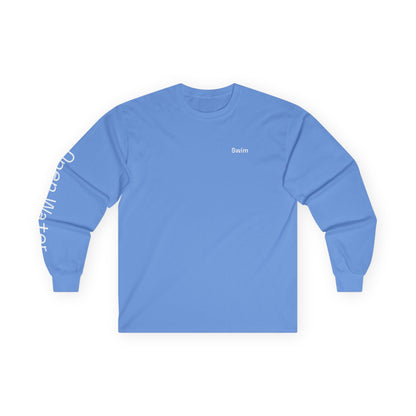 Swim minimalist long sleeve tee | 'Open Water' on Sleeve