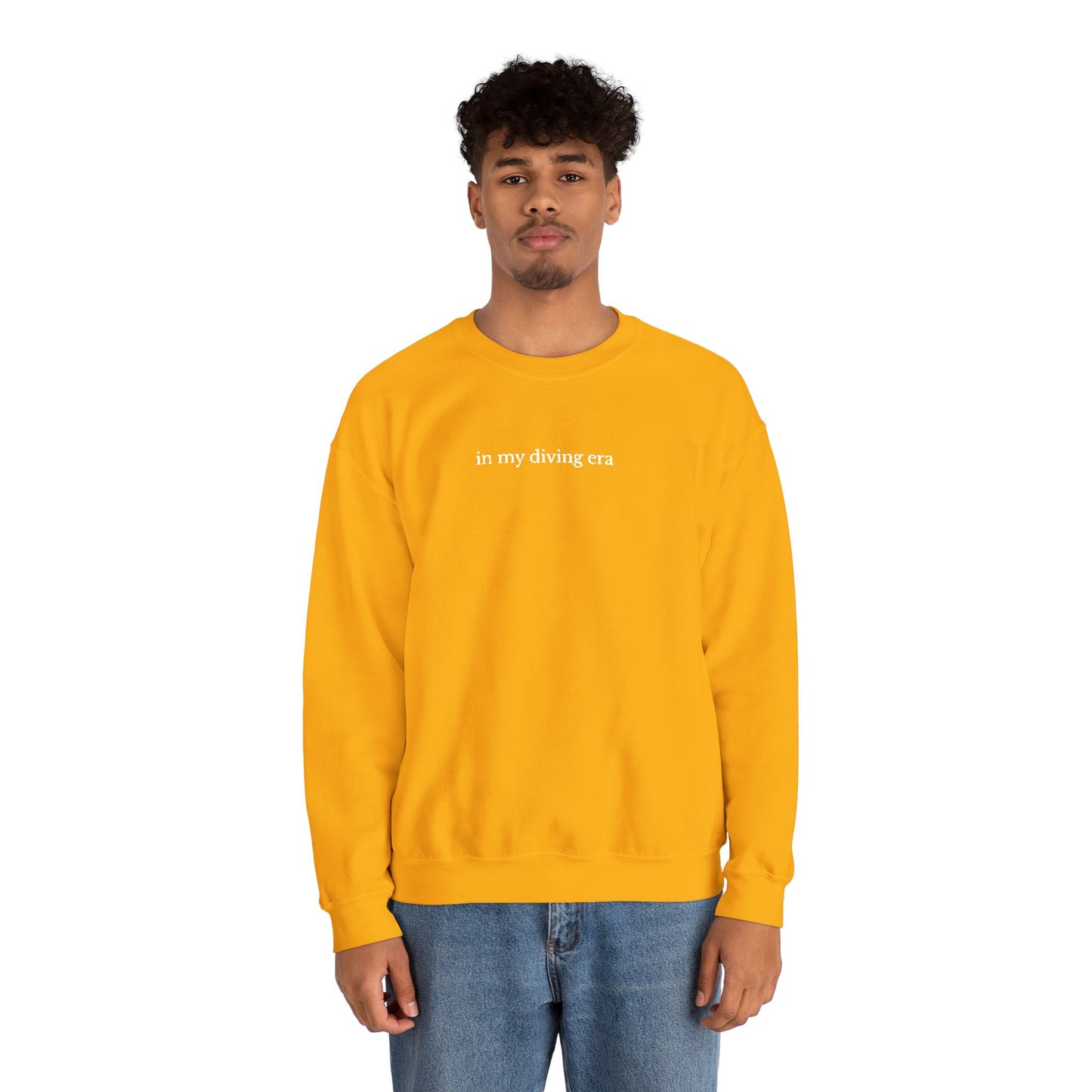 "in my diving era" Minimalist Crewneck Sweatshirt