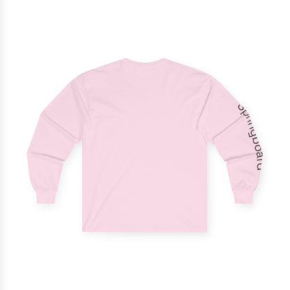 Dive minimalist long sleeve tee | 'Springboard' on Sleeve