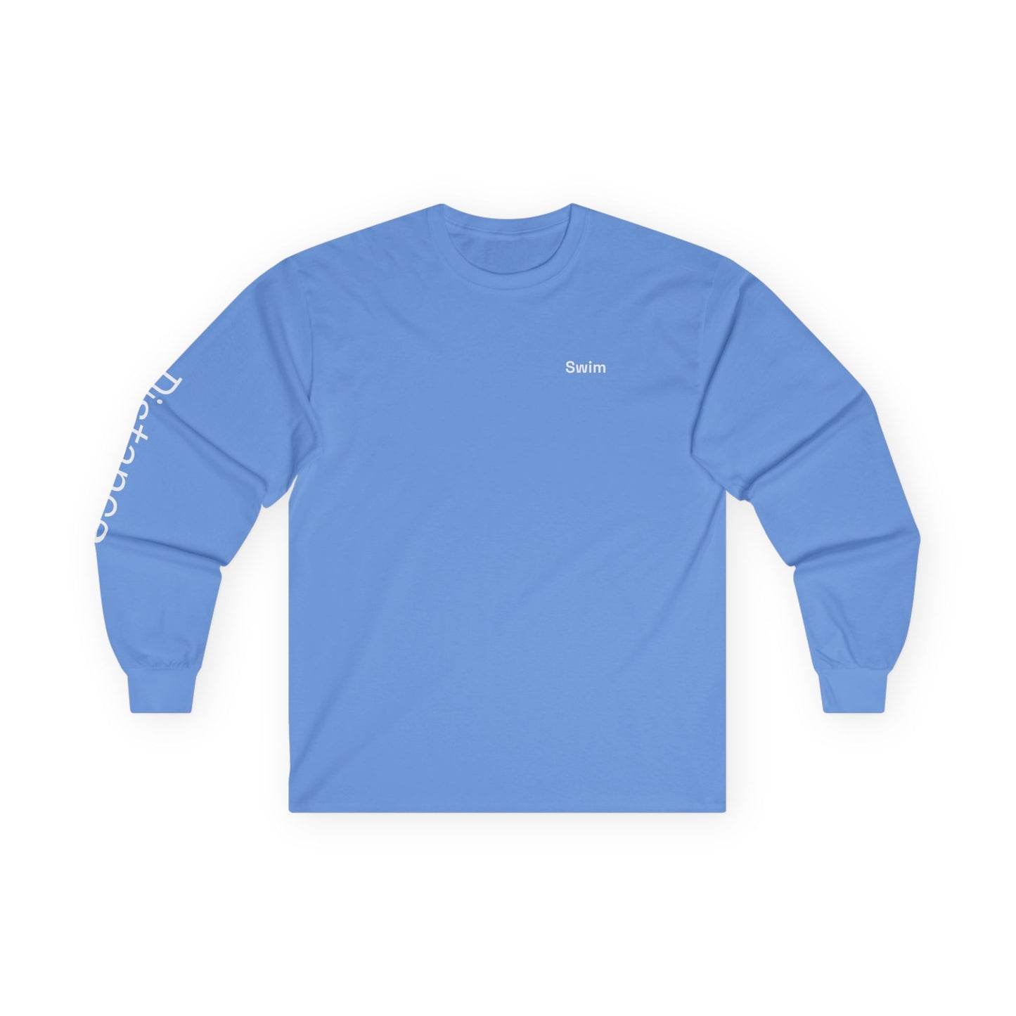 Swim minimalist long sleeve tee | 'Distance' on Sleeve