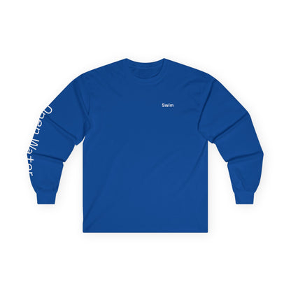 Swim minimalist long sleeve tee | 'Open Water' on Sleeve