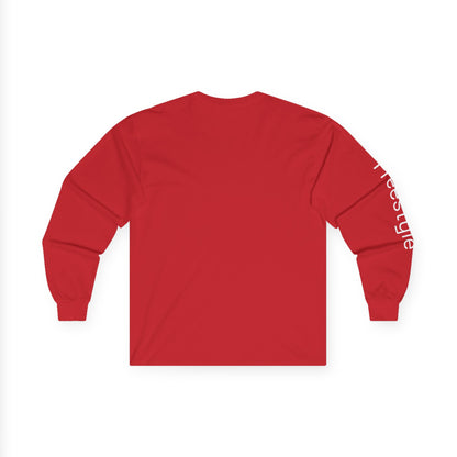 Swim minimalist long sleeve tee | 'Freestyle' on Sleeve