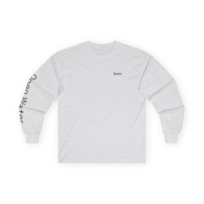 Swim minimalist long sleeve tee | 'Open Water' on Sleeve
