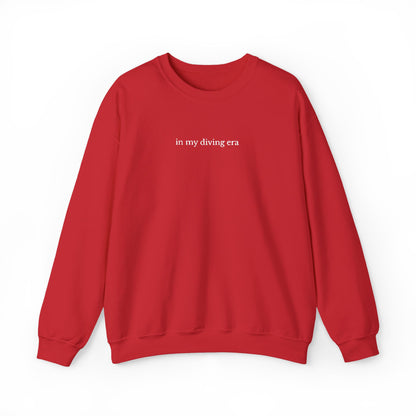 "in my diving era" Minimalist Crewneck Sweatshirt
