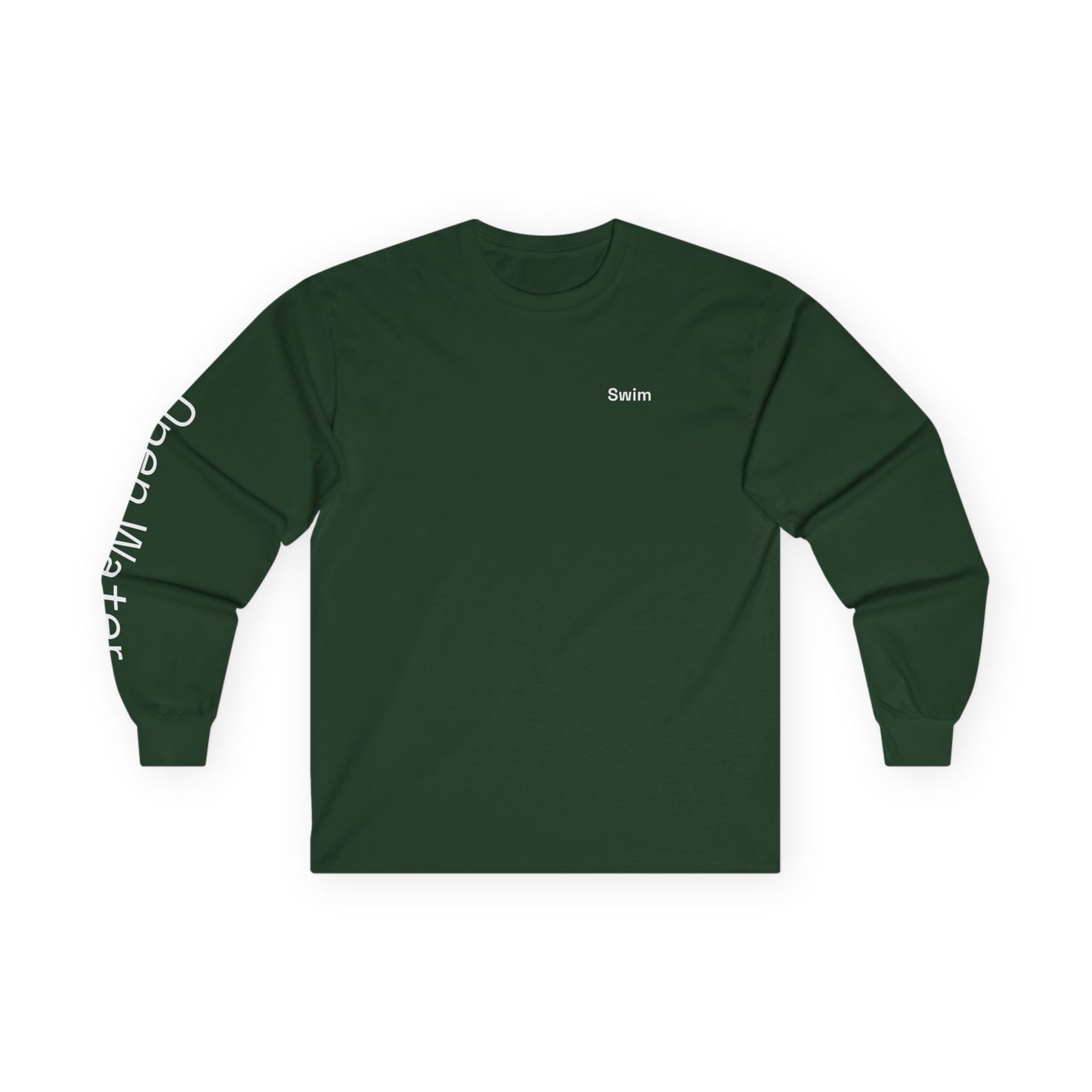 Swim minimalist long sleeve tee | 'Open Water' on Sleeve