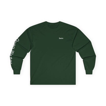 Swim minimalist long sleeve tee | 'Open Water' on Sleeve