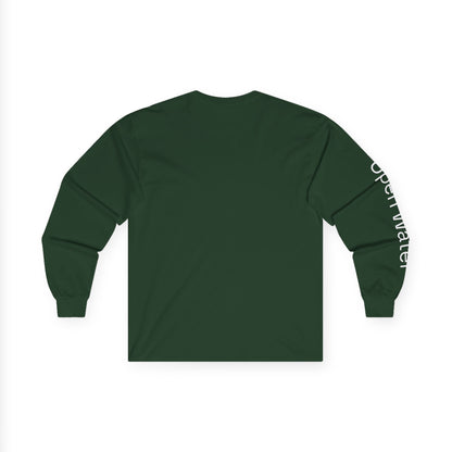 Swim minimalist long sleeve tee | 'Open Water' on Sleeve