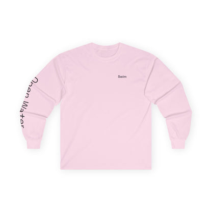 Swim minimalist long sleeve tee | 'Open Water' on Sleeve