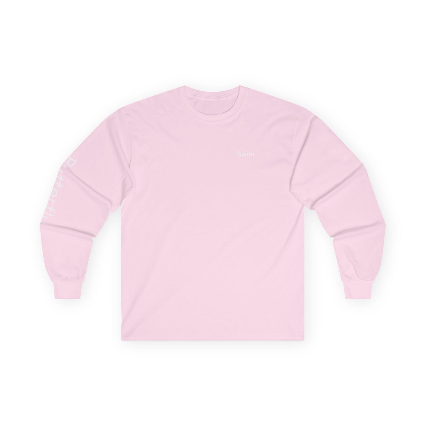 Swim minimalist long sleeve tee | "Butterfly" on Sleeve