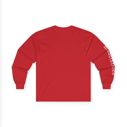 Swim minimalist long sleeve tee | "Breaststroke" on Sleeve