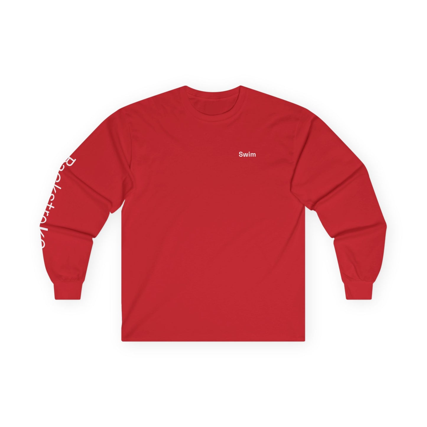 Swim minimalist long sleeve tee | "Backstroke" on Sleeve