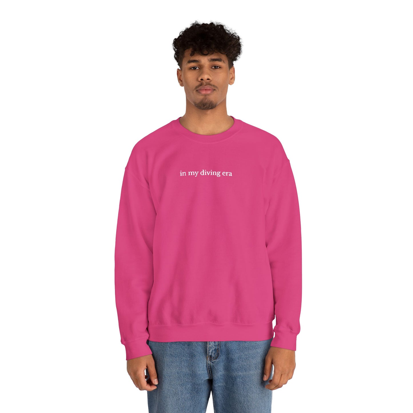 "in my diving era" Minimalist Crewneck Sweatshirt