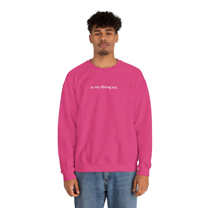 "in my diving era" Minimalist Crewneck Sweatshirt