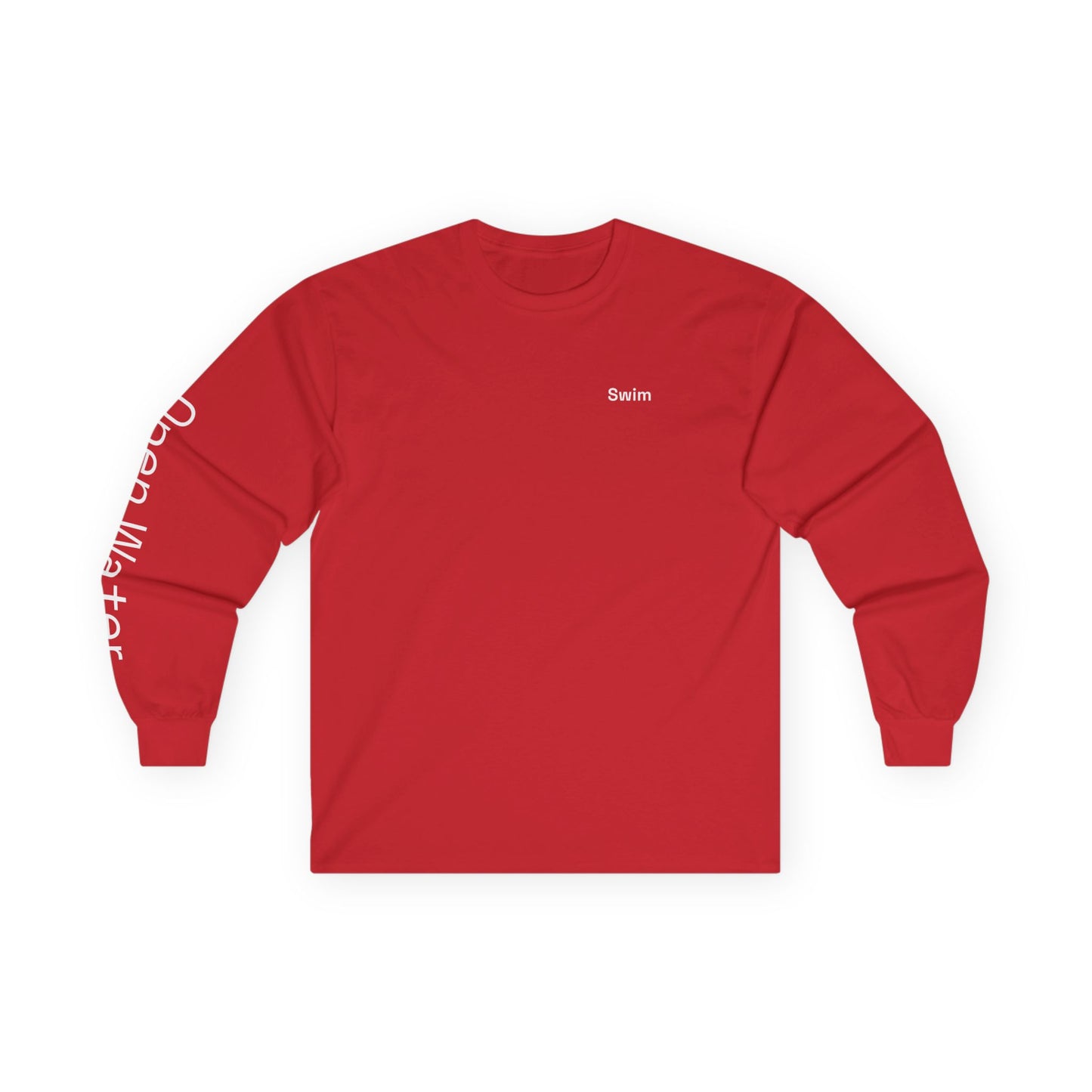 Swim minimalist long sleeve tee | 'Open Water' on Sleeve
