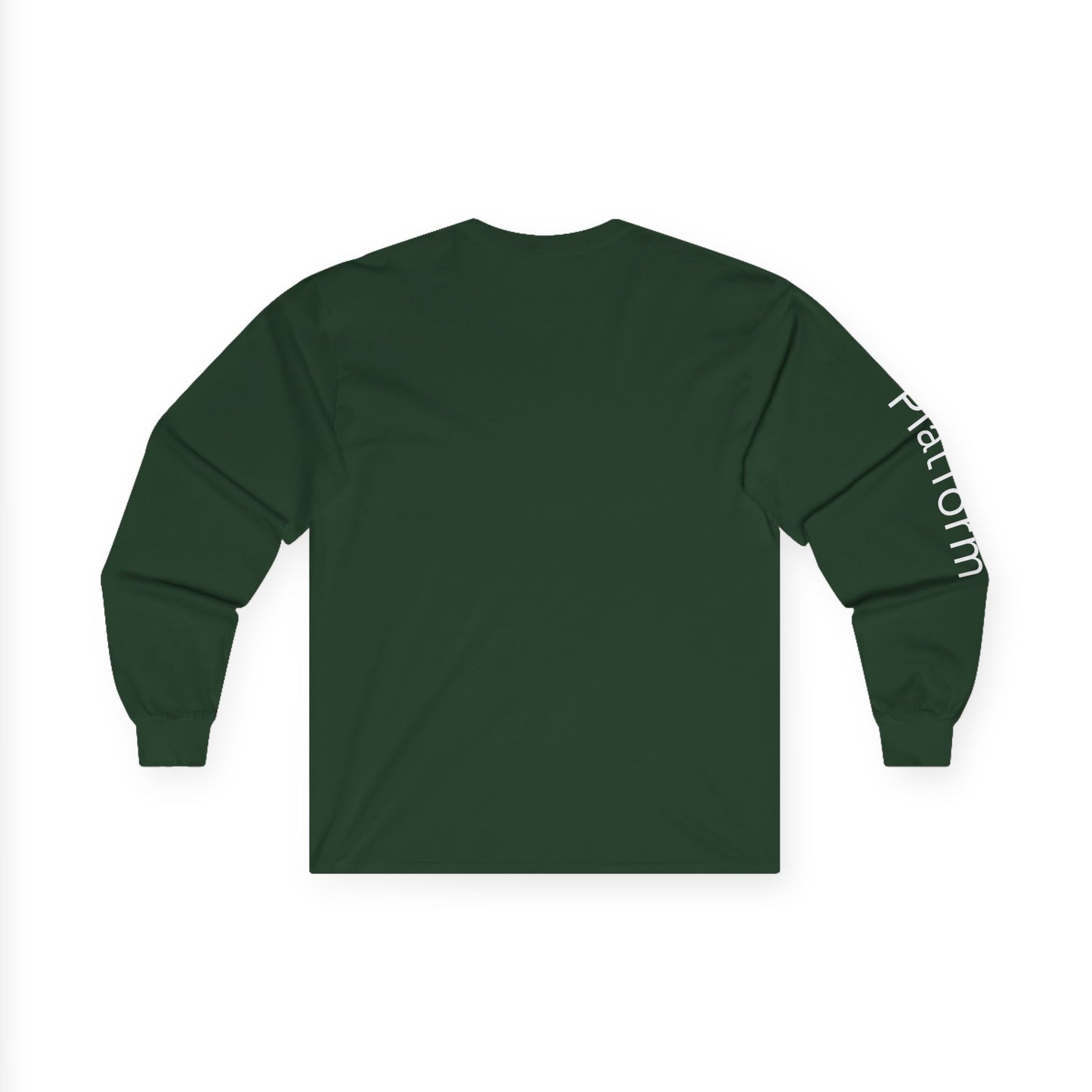 Dive minimalist long sleeve tee | 'Platform' on Sleeve