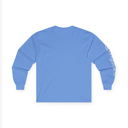 Dive minimalist long sleeve tee | 'Springboard' on Sleeve