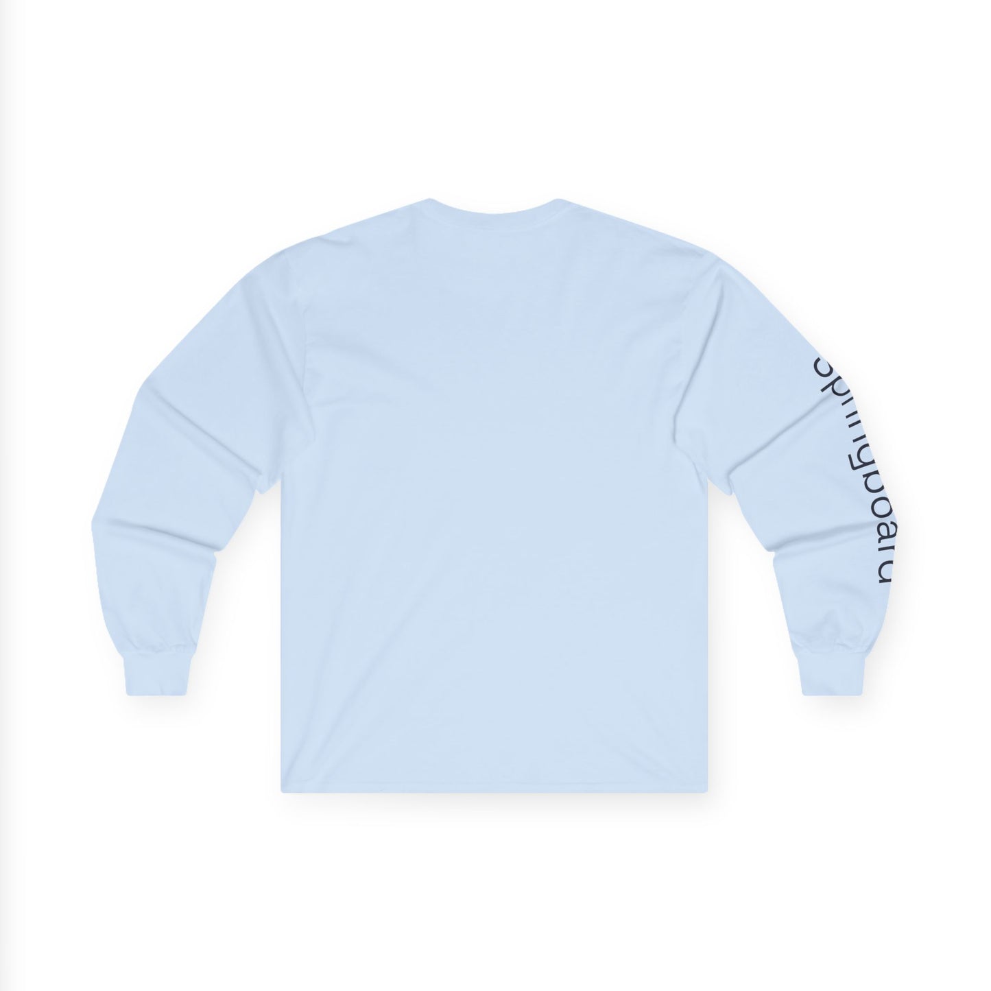 Dive minimalist long sleeve tee | 'Springboard' on Sleeve