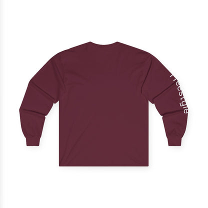 Swim minimalist long sleeve tee | 'Freestyle' on Sleeve