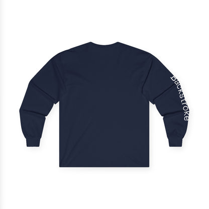 Swim minimalist long sleeve tee | "Backstroke" on Sleeve