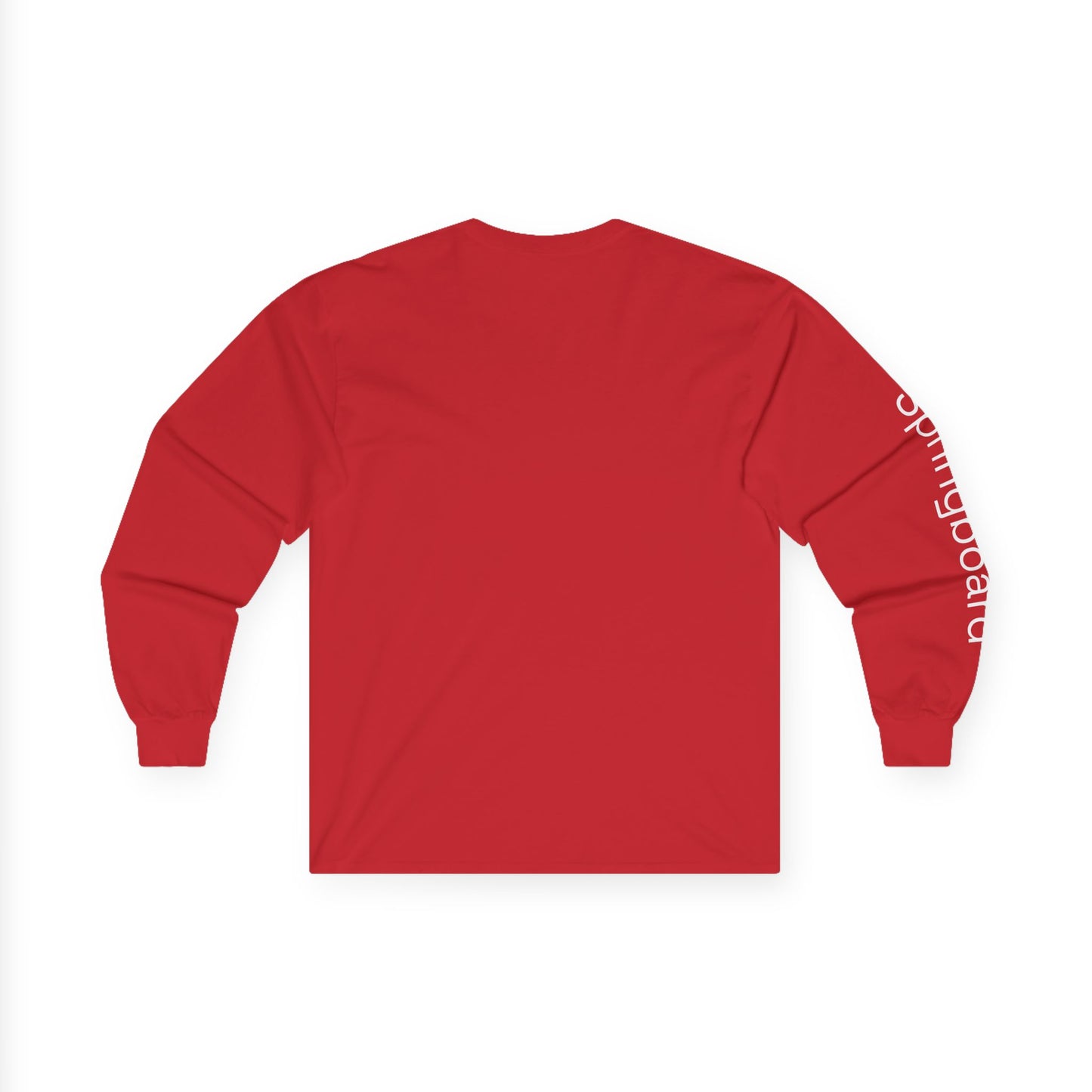 Dive minimalist long sleeve tee | 'Springboard' on Sleeve